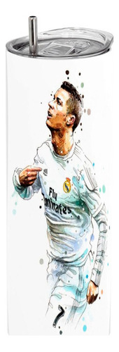 Termo Skinny Café 20 Oz Cristiano Ronaldo R. Madrid  #49