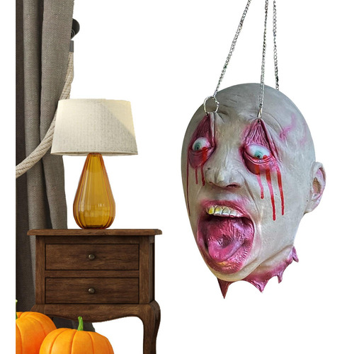 Accesorio De Cabeza Cortada Scary Latex Halloween Prop Cabez