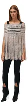 Comprar Poncho De Seda, Poncho Con Flecos Xl, Poncho En Crochet