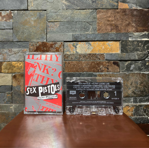 Cassette Sex Pistols  Filthy Lucre Live (ed. 1996 Chi)