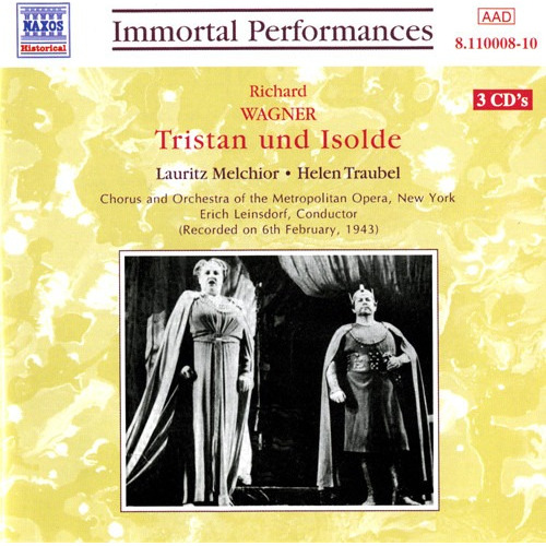 Wagner-melchior-traubel  Tristan Und Isolde  Cd Triple