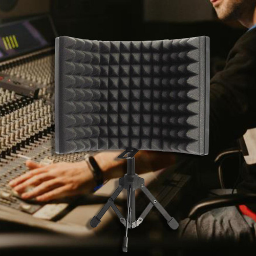 De Isolamento De Microfone De Gravação, Painel 3 Painéis