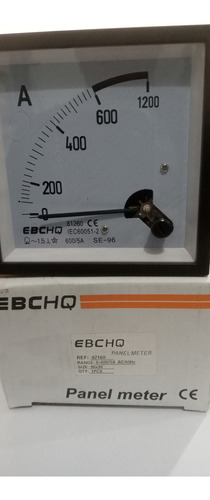 Amperímetro Analógico 0-600 /5 A Ebchq 