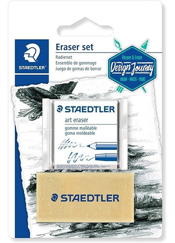 Set Gomas De Borrar Staedtler Blister X2 Unidades Microcentr