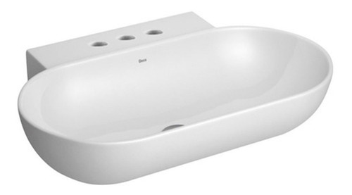 Bacha de baño de apoyar Deca L105 blanco 37cm x 55.5cm x 12.5cm