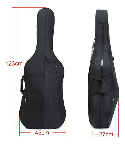 Gig Bag Mochila Para Con Correas Traseras 123cmx45cmx23cm