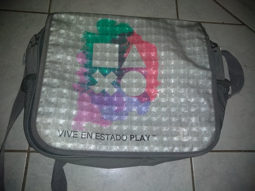 Mochila Playstation Original Ps4 Vive En Estado Play Funda (Usado)