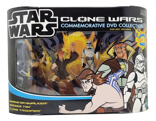 Hasbro - Star Wars - Clone Wars - Cartoon Network 3 Pack