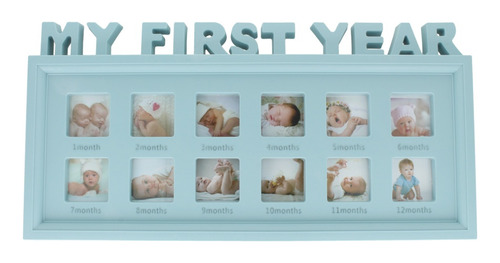 Portarretrato Multiple Bebe 1 Primer Año 12 Fotos Infantil