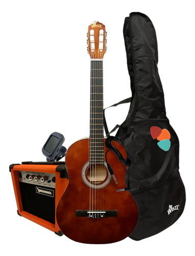 Guitarra Electrocriolla Con Eq + Funda Y Accesorios