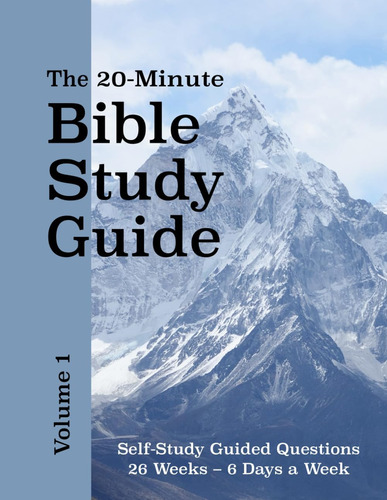 Libro The 20-minute Bible Study Guide Vol 1-inglés