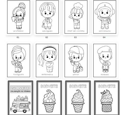 Pacote De Desenhos Infantis P/ Colorir 270 Folhas Em Pdf