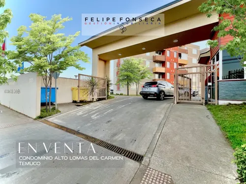 Departamento En Condominio Alto Lomas Del Carmen, Temuco