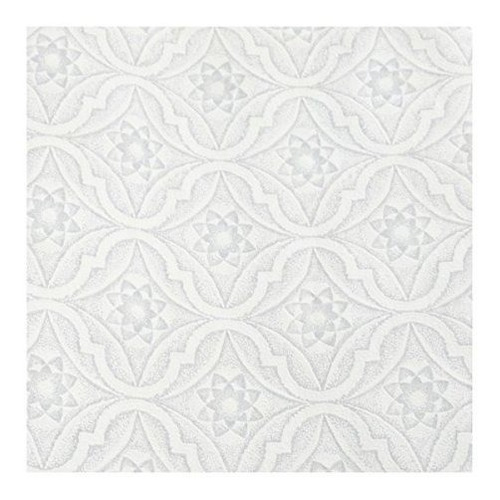 Papel Tapiz - Embossed Textured Vinyl Wallpaper Blue And Whi