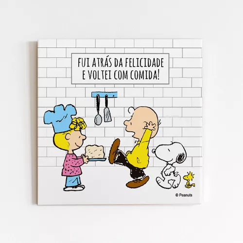 Quadro Decorativo Charlie Brown - Oferta de Quadros de Desenho - Rei do  Azulejo