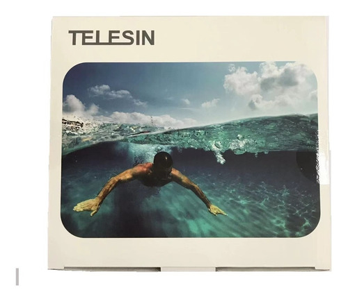 Domo Telesin para Gopro Hero 8 negro con palanca y gatillo