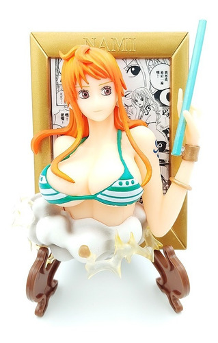 Figura Nami Retrato 3d One Piece Anime De Colección