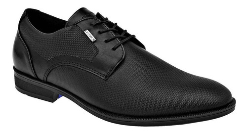 Zapato Vestir Negro Total 4606 Color Negro Para Hombre Tx4