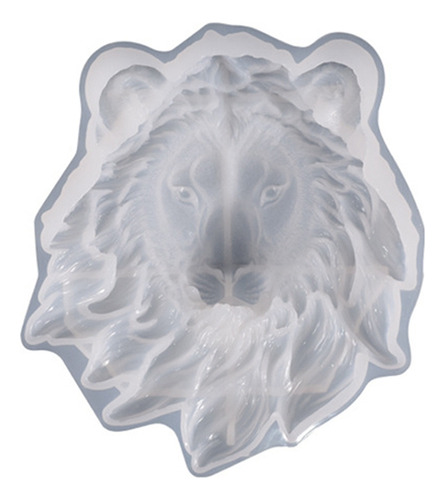 Molde De Silicona Lion Resin Mol, Con Forma De Estatua Estér