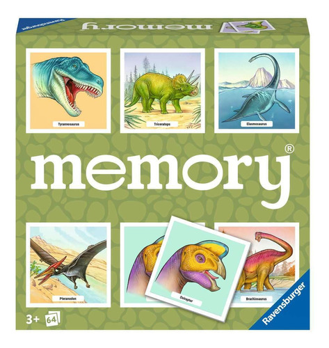 Ravensburger Memoria De Dinosaurio Para Niños De 3 Años E.