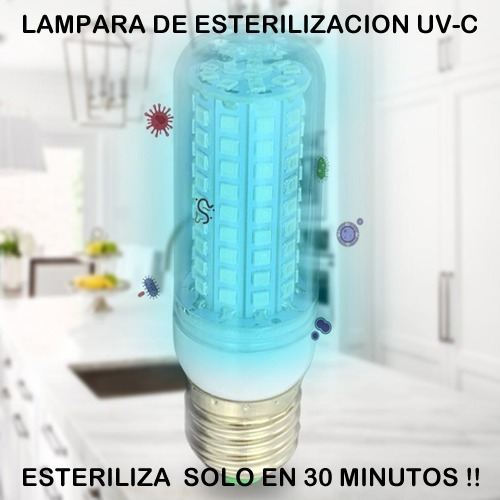 Ampolleta De Luz Uvc  Sanitizante