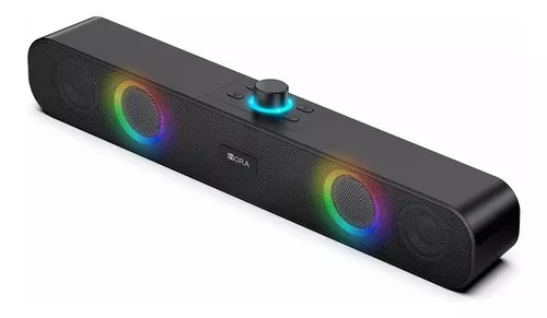 Imagen 1 de 10 de 1 Hora Bocina Bluetooth Portátil, Bocinas para PC Bocinas Inalámbrica Bluetooth RGB Altavoces Inalámbrico, Soporte 3.5 mm AUX/TF/USB/Bluetooth para Interior, Hogar y Fiesta BOC241