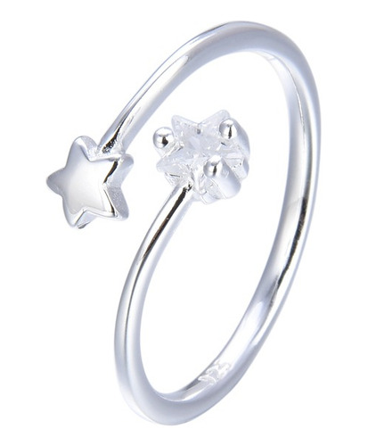 Anillo Ajustable De Plata 925 (lan04)