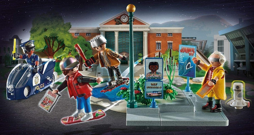 Volver Al Futuro Playmobil Bloques Marty Mcfly 80 Pcs 70634