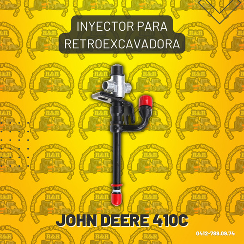 Inyector Para Retroexcavadora John Deere 410c