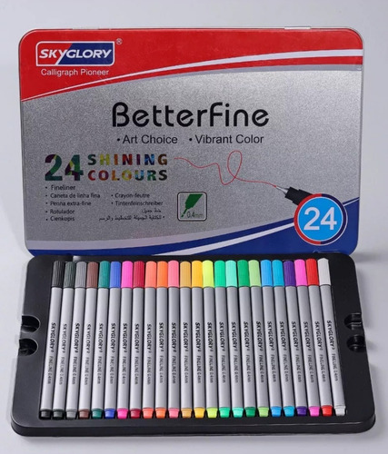 Tiralineas 24 Colores Betterfine