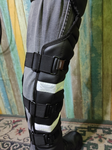 Imagen 3 de 10 de Chaparreras Motociclista Protección Pantalones Biker Msi