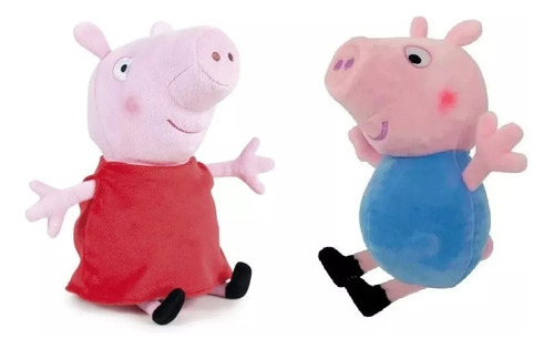 Imagen 2 de 4 de Peluche Peppa Pig George Soft Blando 20 Cm Arbrex Playking