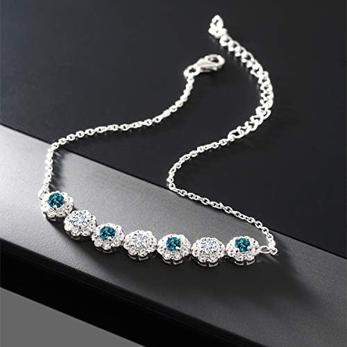 Gem Stone King Colgante De Plata Esterlina 925 Pulsera De De