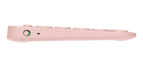 Imagen 2 de 3 de Teclado bluetooth Logitech K380 QWERTY inglés US color rosa