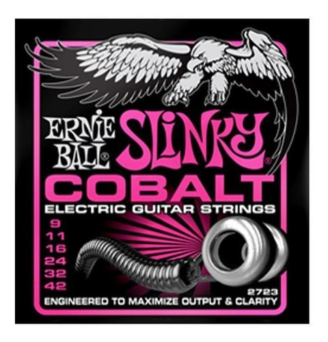 Cuerdas Guitarra Eléctrica Ernie Ball 2723 Cobalt Super