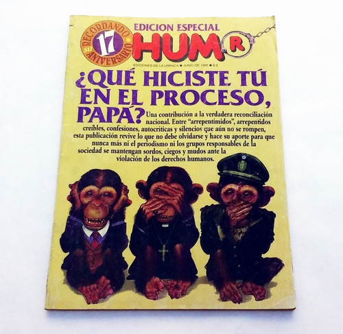 Revista Humor Edicion Especial 17 Aniversario 1995 * Proceso