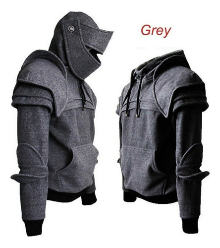 Armadura Medieval Sudadera Con Capucha De Caballero Hombre