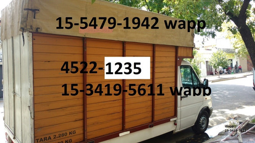 Imagen 2 de 10 de Fletes Y Mudanzas Economicas Caba. Gba Viajes Interior