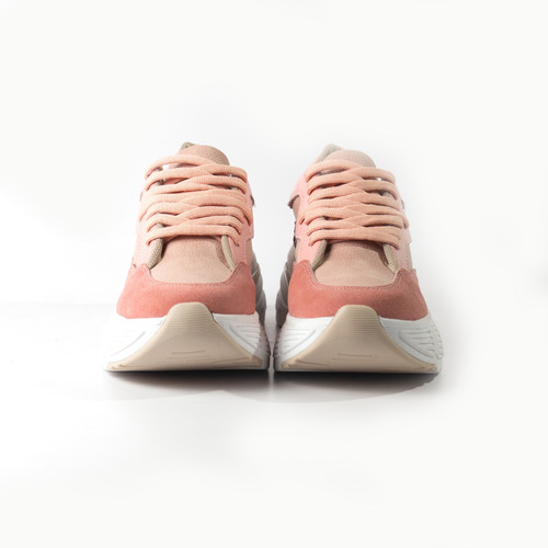 Imagen 2 de 5 de Zapatillas Mujer Plataforma Cuero Urbano Bettona Eimi