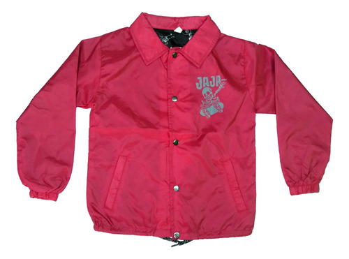 Campera Rompevientos Jaja... Rojo Para Niños Y Niñas