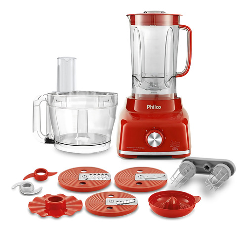 Multiprocessador Philco 1700w 9 Em 1 Com Batedeira