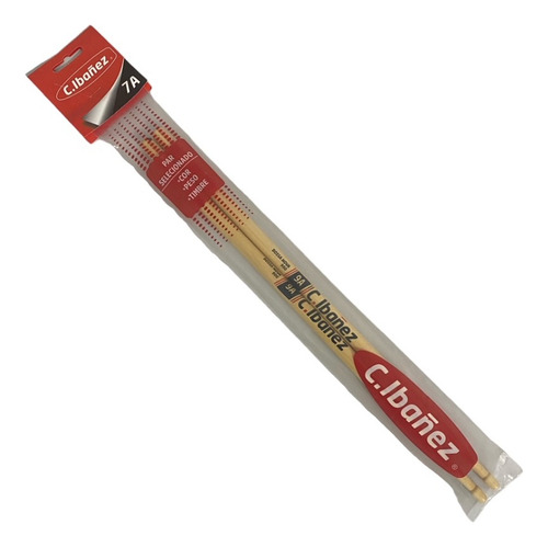 Baqueta C.ibanez 9a Bossa Nova Clovis Ibanez Extra Fina Cor Natural