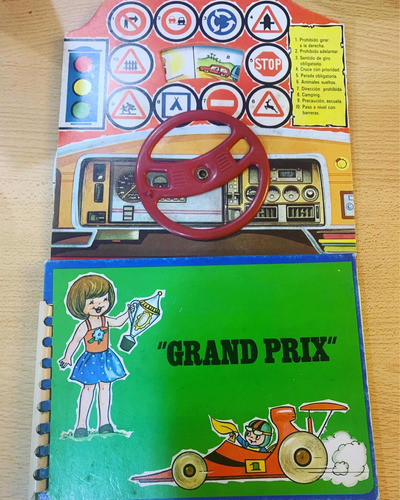 Libro Infantil Educacion Vial Grand Prix Retro España (Usado)