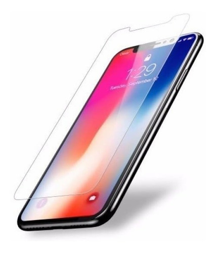 Lamina Vidrio Compatible Con iPhone X Vidrio Delantera