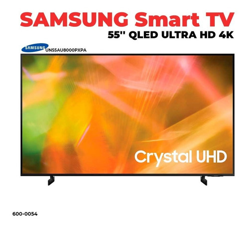 Imagen 7 de 7 de Tv Smart 55 Pulgadas Ultra Hd 4k - Samsung - Un55au8000pxpa