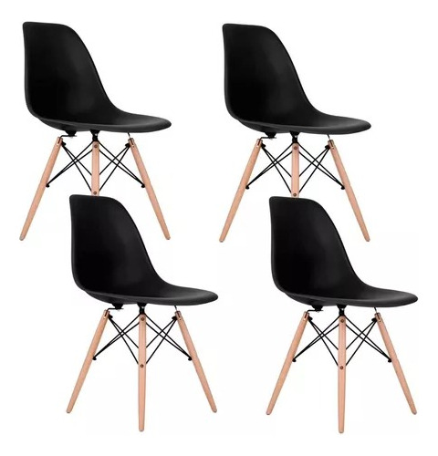 Silla De Comedor Eames Pack X4