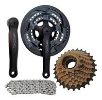 Comprar Kit Pé De Vela Bike + Roda Livre Catraca+ Corrente 24v Index