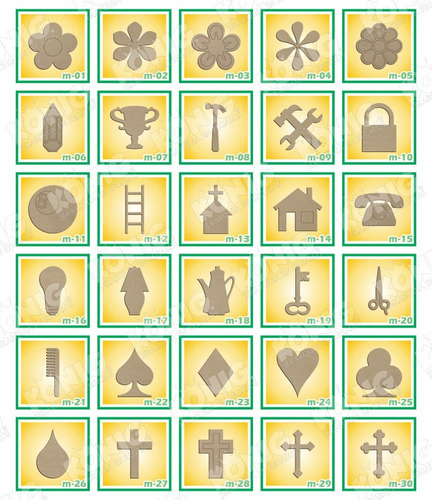 Kit 50 Figuras Madera Country 15cm Economicas Para Pintar
