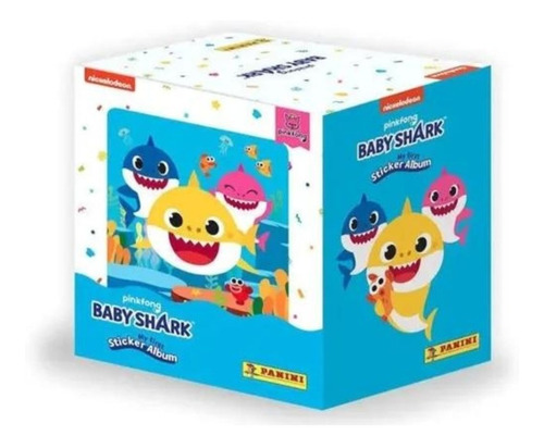 Baby Shark Caja 50 Boxset Panini Estampas Coleccionables