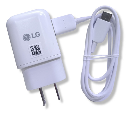 Turbo Cargador LG Cable Tipo C 5v 9v/1.8a Original Velvet 5g